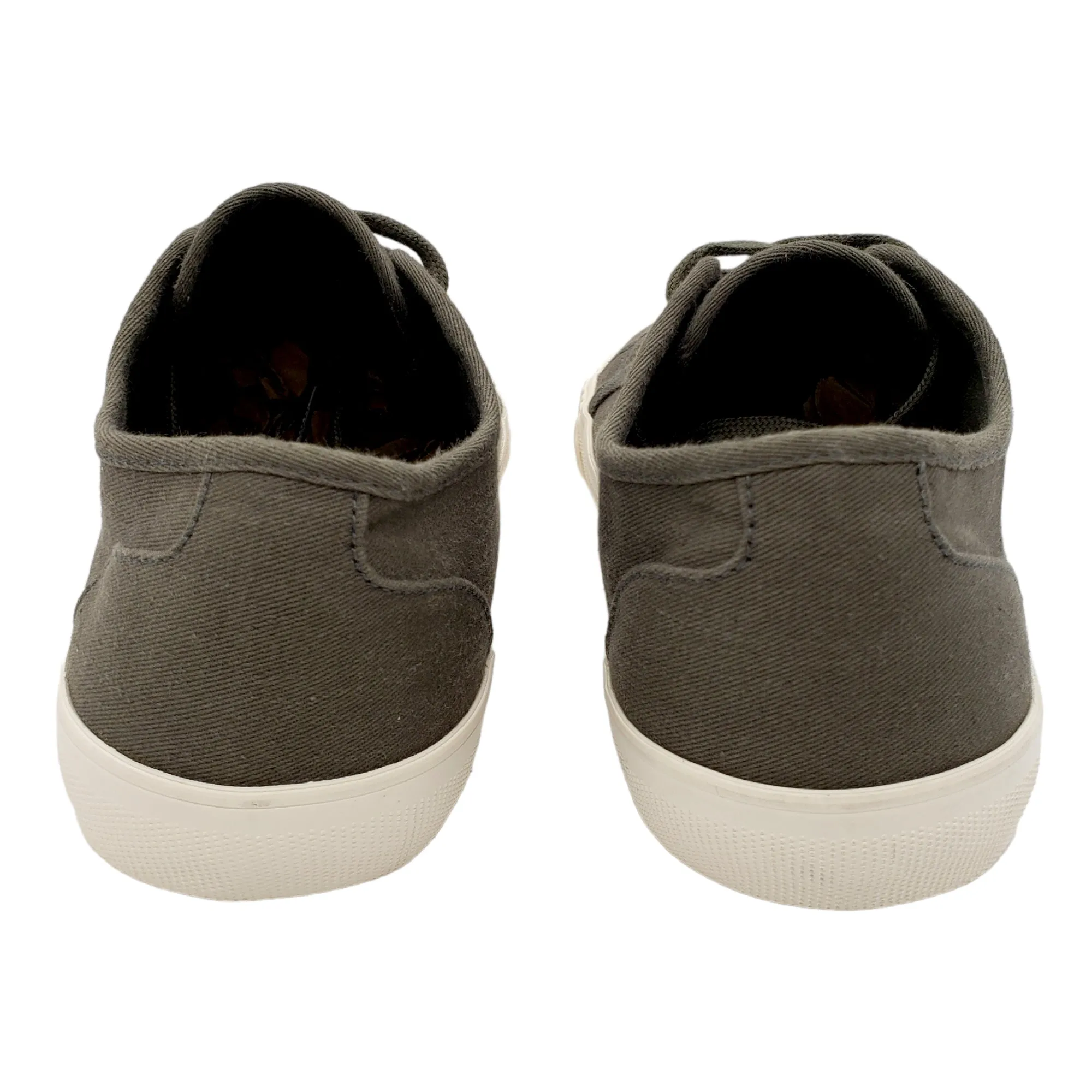 Hush Khaki Henley Canvas Trainers