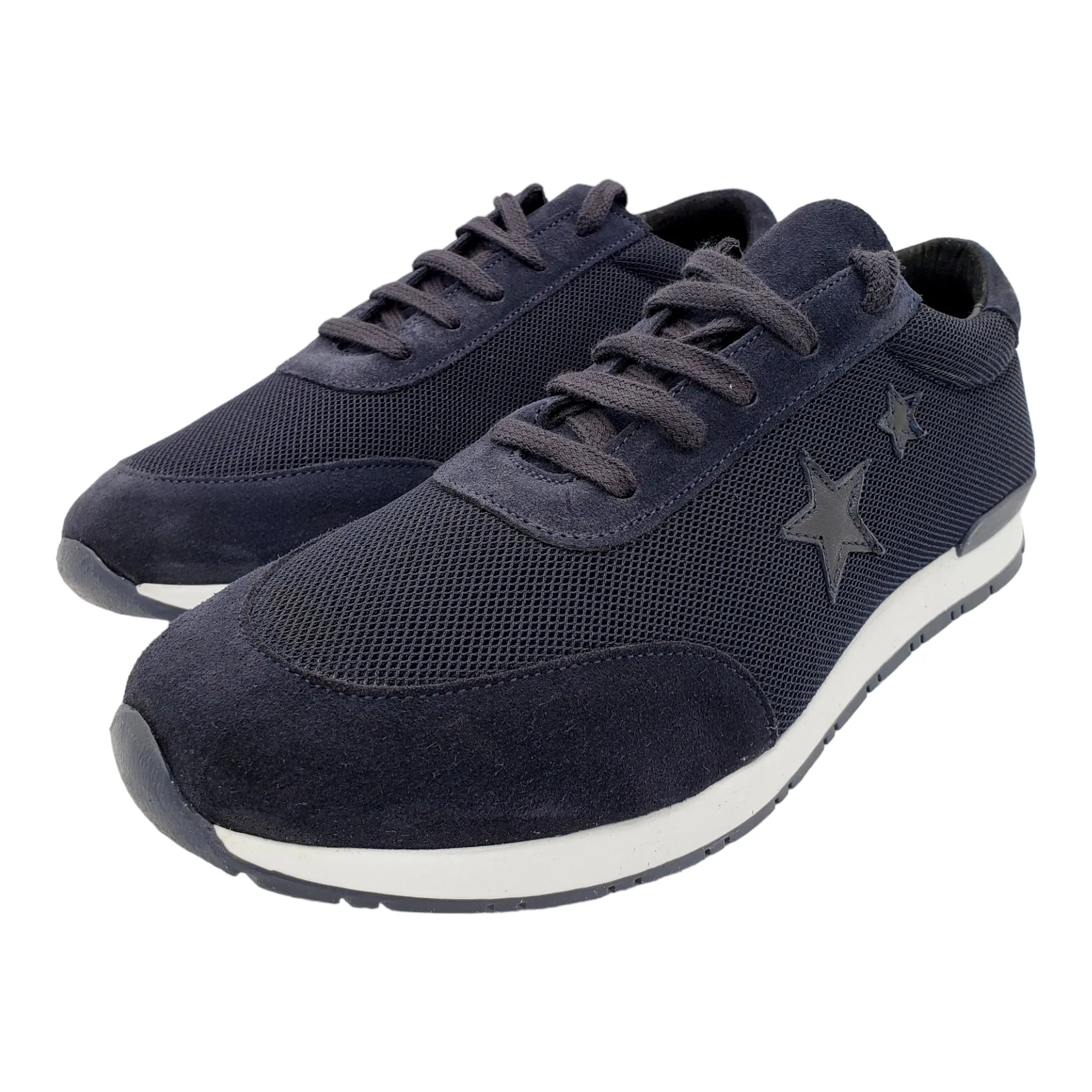 Hush Navy Bedale Trainers