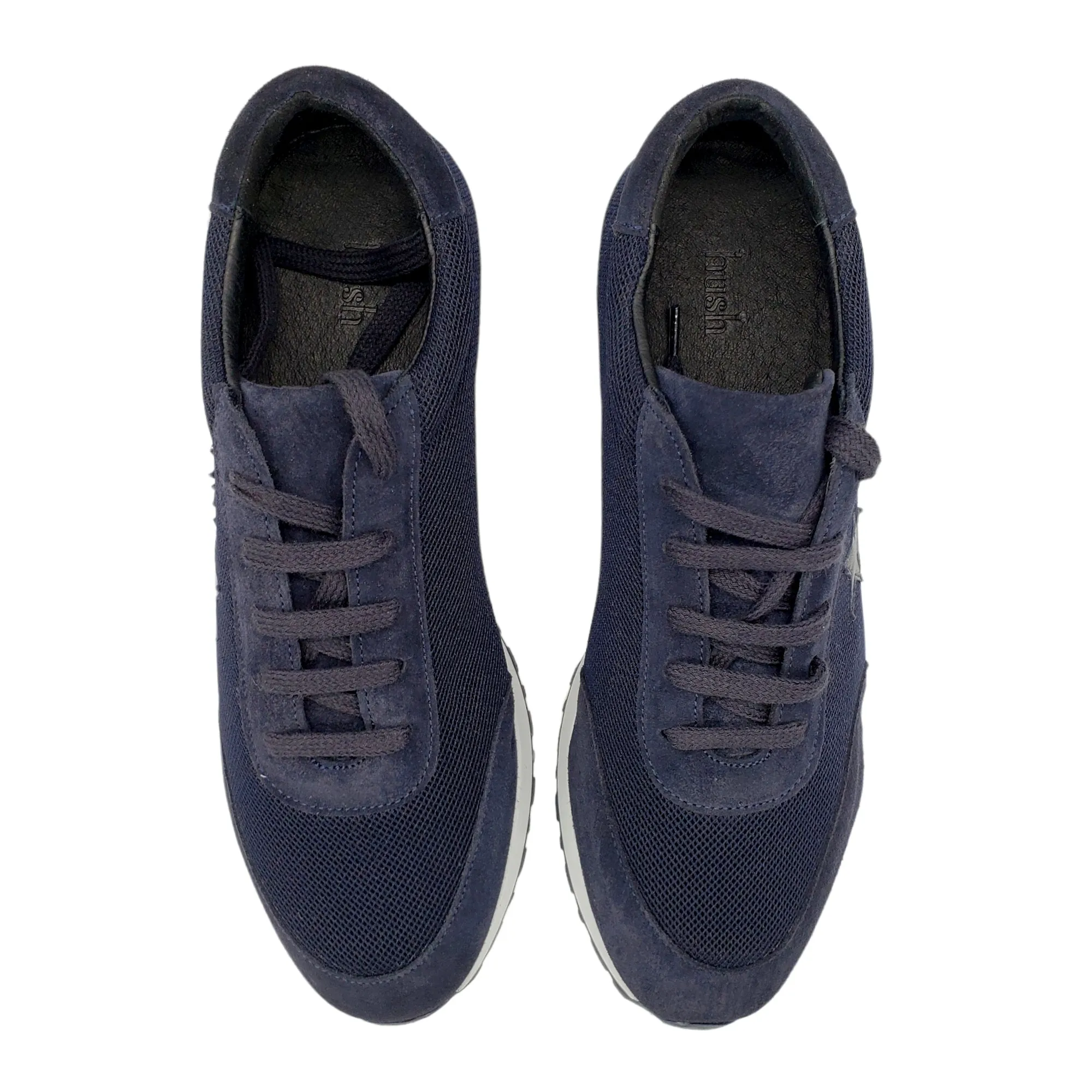 Hush Navy Bedale Trainers