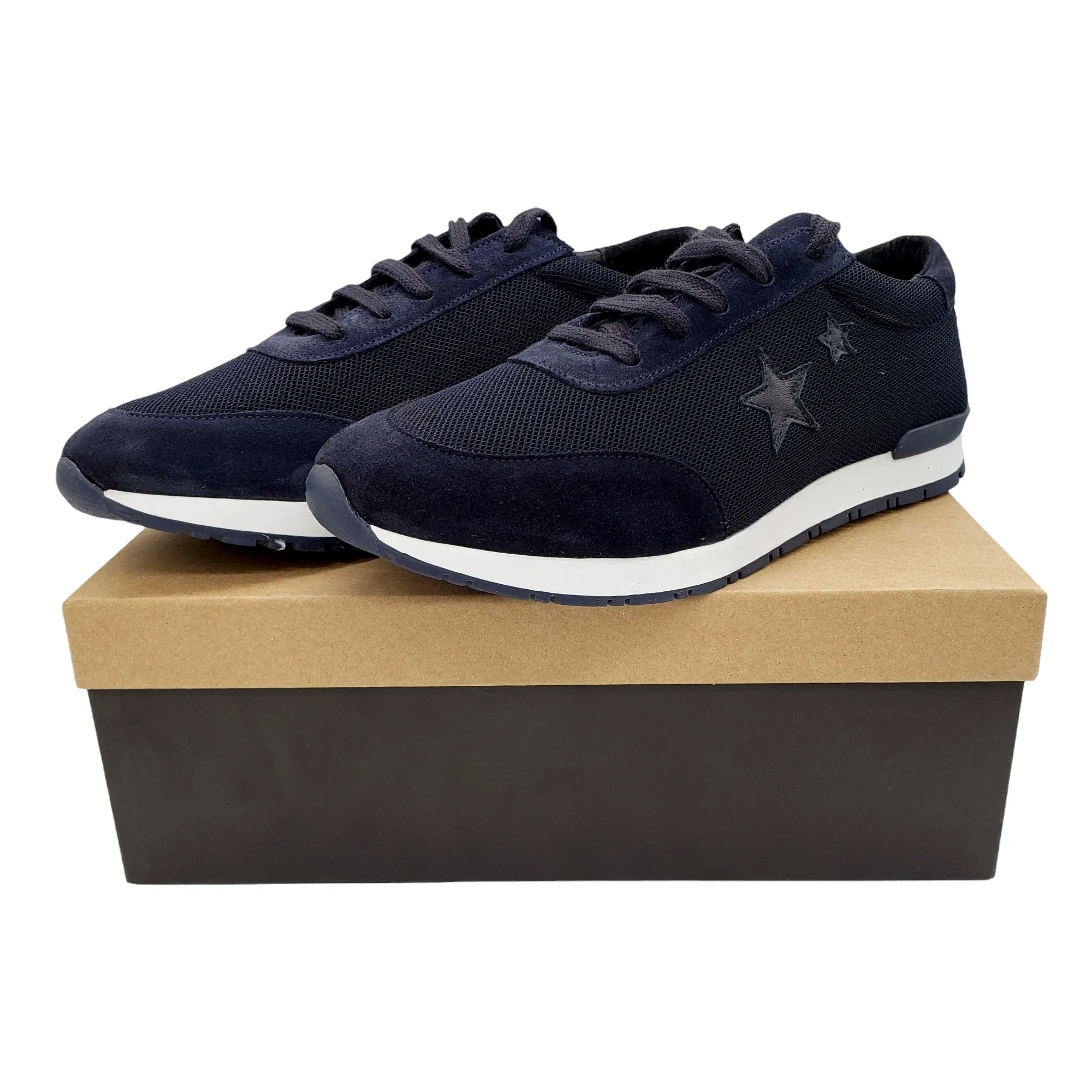 Hush Navy Bedale Trainers