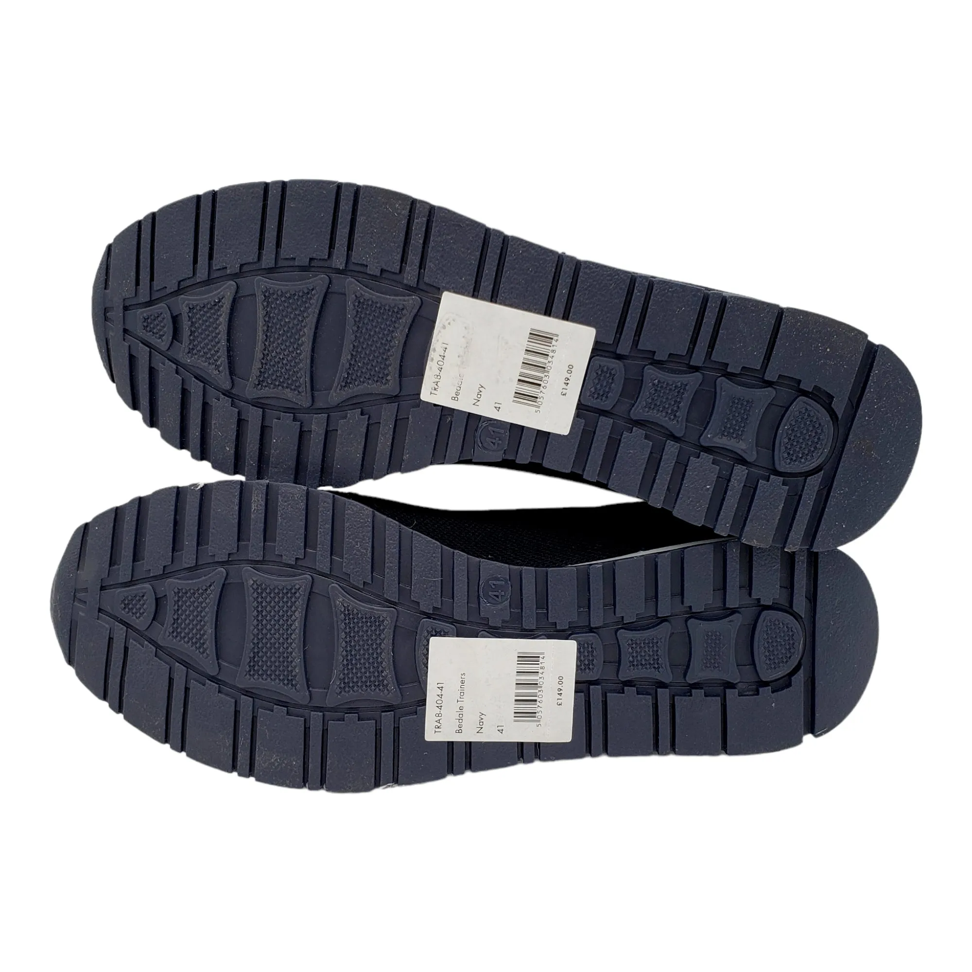 Hush Navy Bedale Trainers