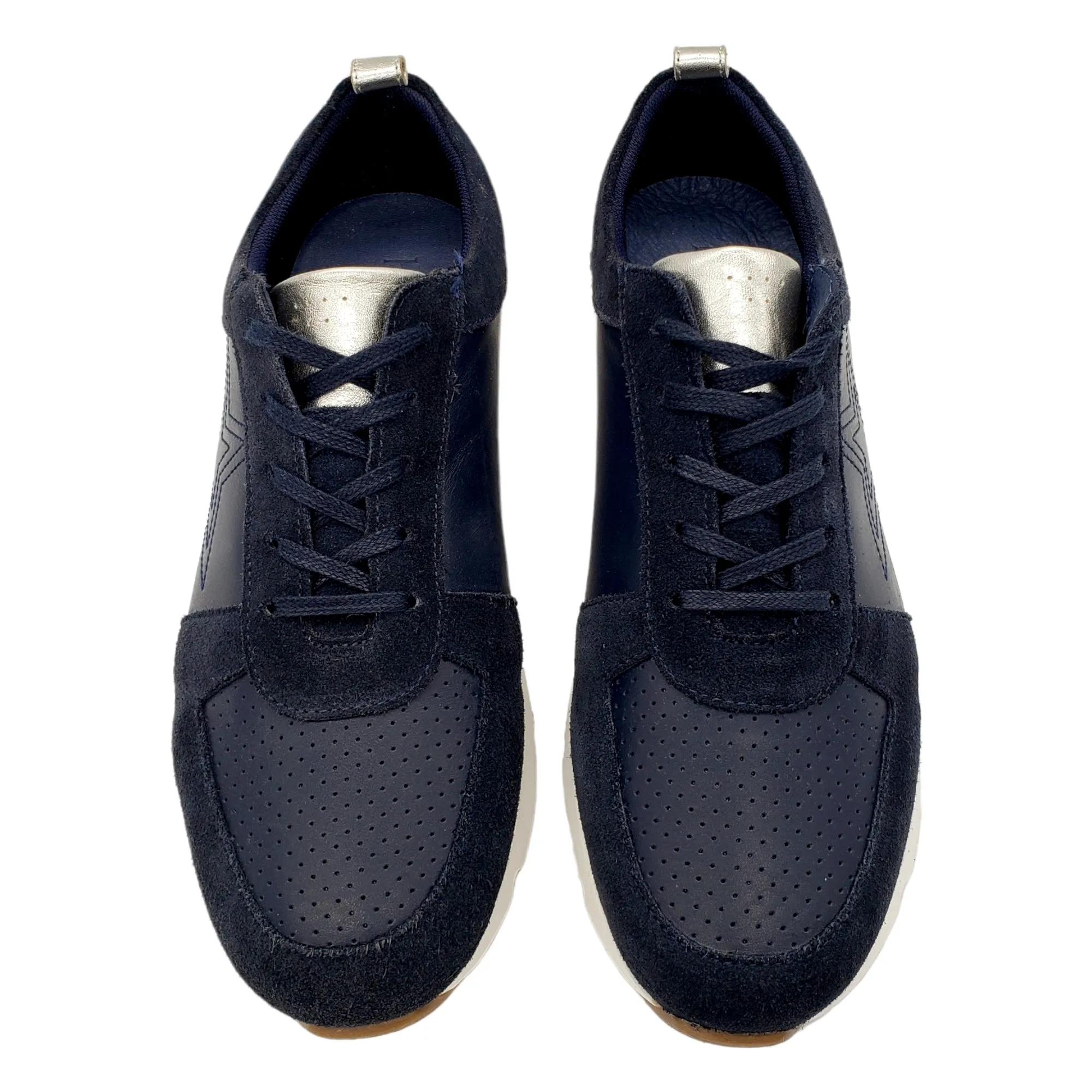 Hush Navy Fenton Trainers