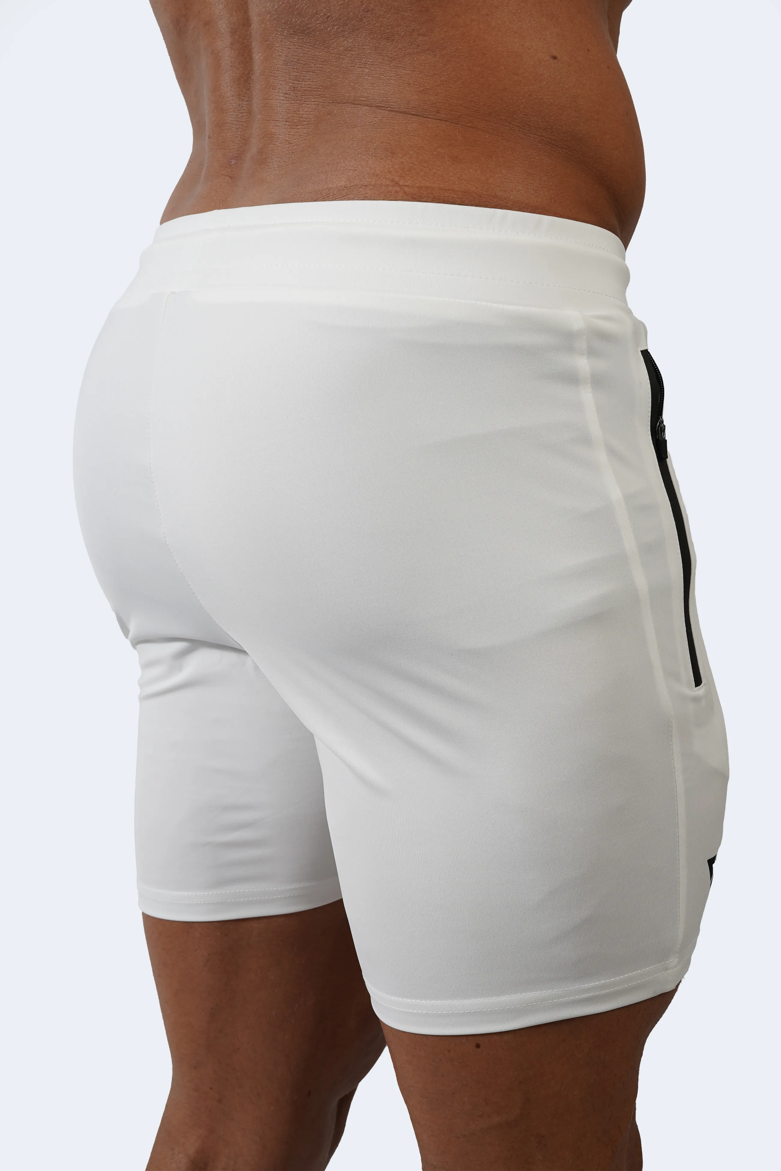 HYBRID SHORTS - WHITE