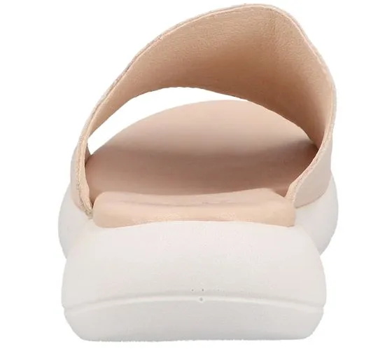 ILC Candy mules pour femmes claquettes en cuir véritable avec petite plateforme C43-3504-06 rose