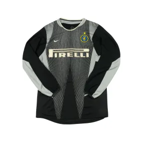 Inter Milan Italy Nike Original 2002/2003 Goalkeeper Football Shirt Small/Medium