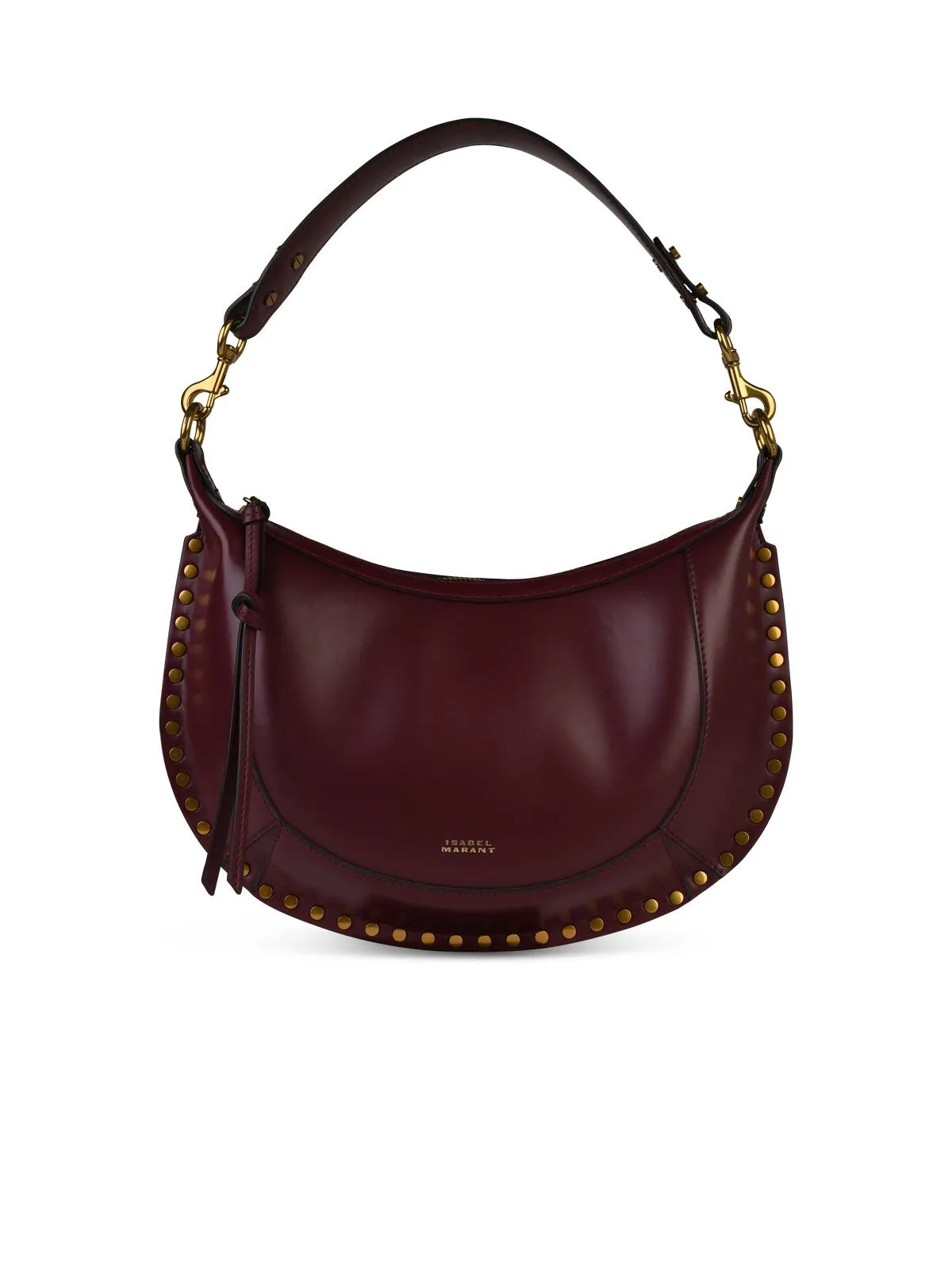 Isabel Marant    Isabel Marant 'Naoko' Burgundy Lear Crossbody Bag