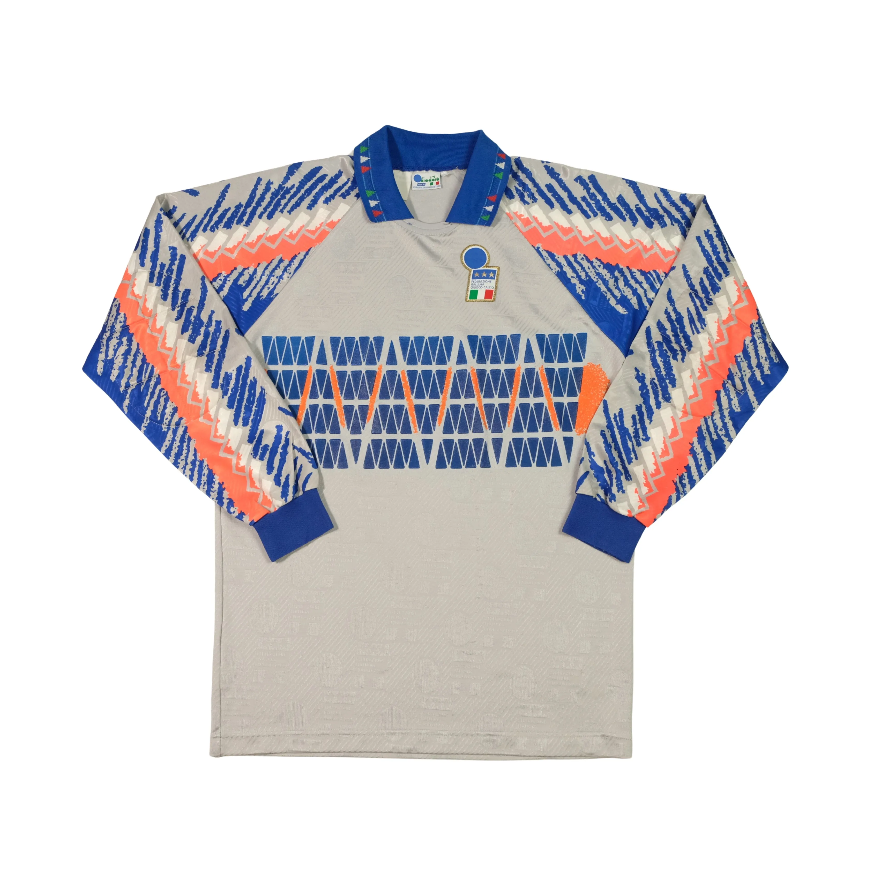 Italy 1993/1994 Diadora Original Goalkeeper Football Shirt Large