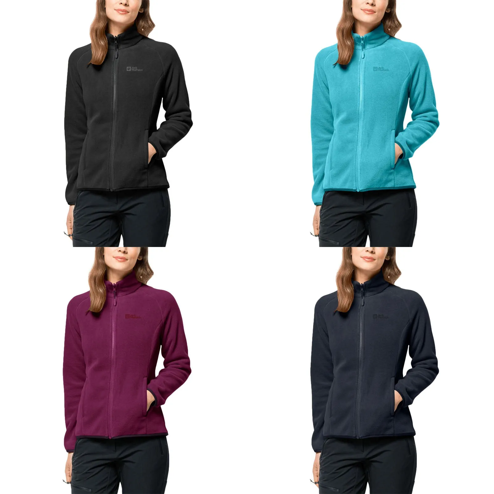 Jack Wolfskin Womens Moonrise Full Zip Fleece Jacket