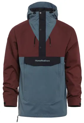 jacket Horsefeathers Spencer - Burgundy/Blue Mirage - men´s