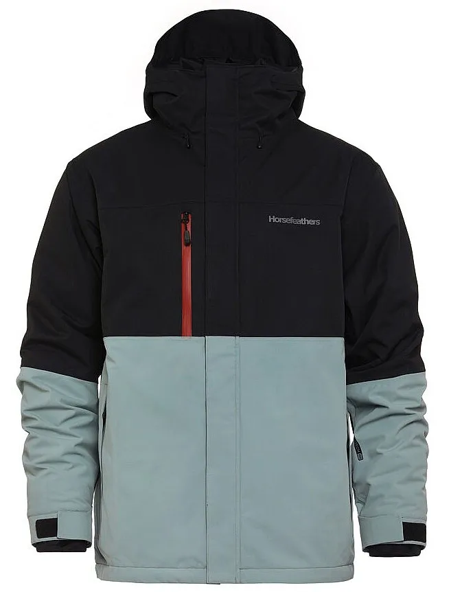 jacket Horsefeathers Track - Black/Blue Haze - men´s