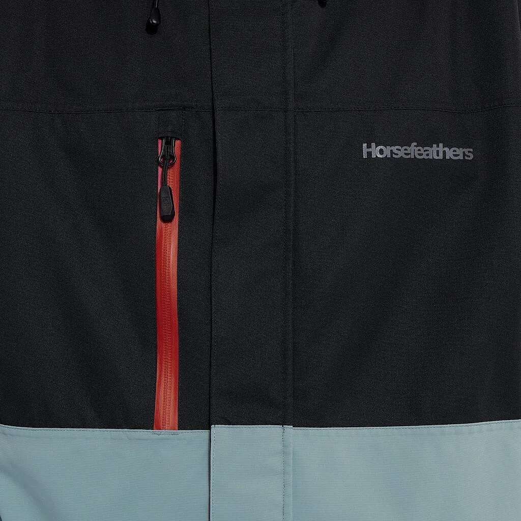 jacket Horsefeathers Track - Black/Blue Haze - men´s