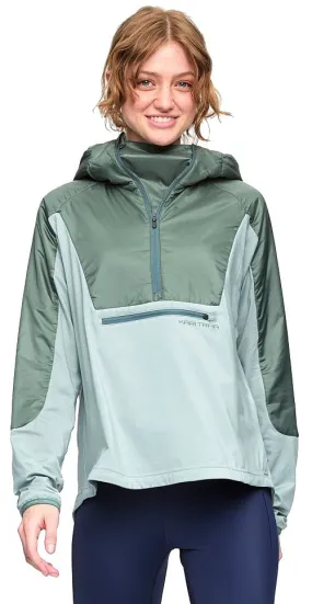 jacket Kari Traa Henni Hybrid - Sage - women´s