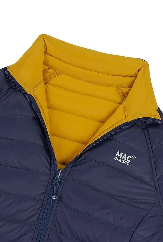 jacket Mac In a Sac Polar - Navy/Mustard - women´s