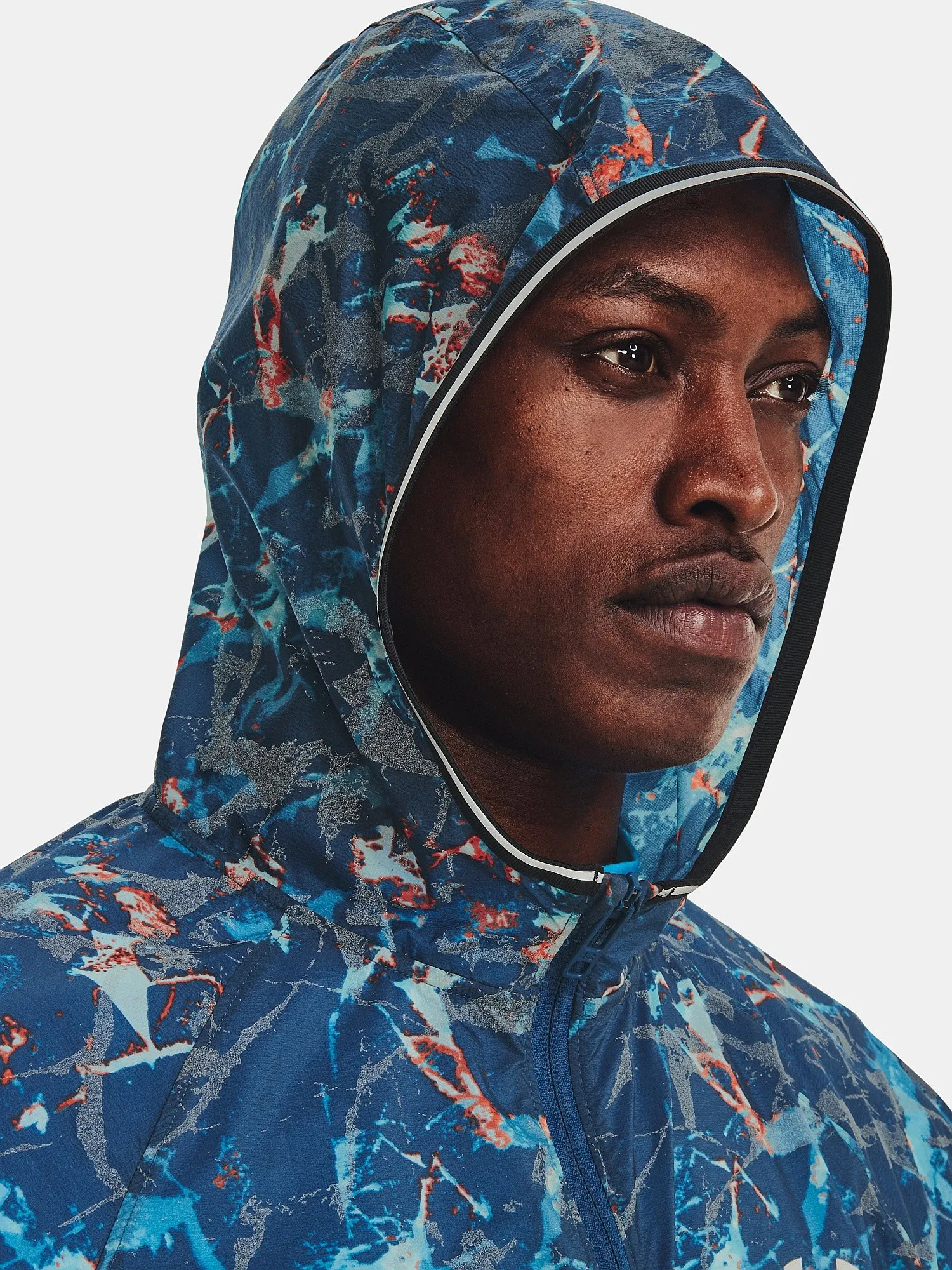 jacket Under Armour Storm Outrun Cold - Petrol Blue - men´s