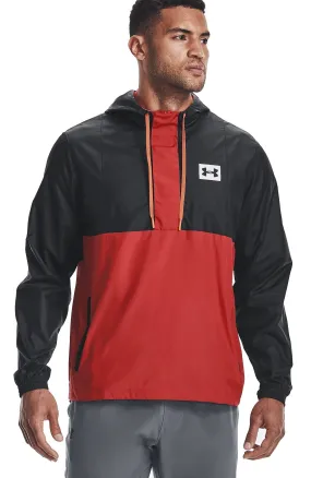 jacket Under Armour Woven Alma Mater Anorak - 839/Radiant Red/Black - men´s