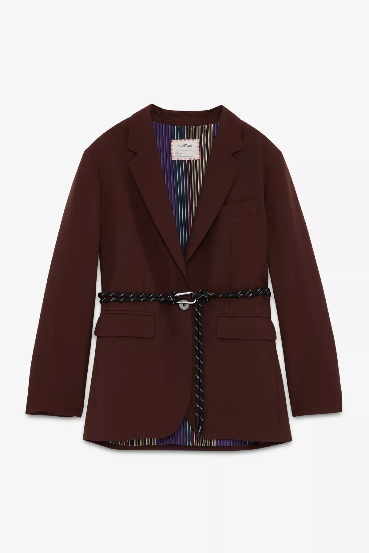 Jacket with belt