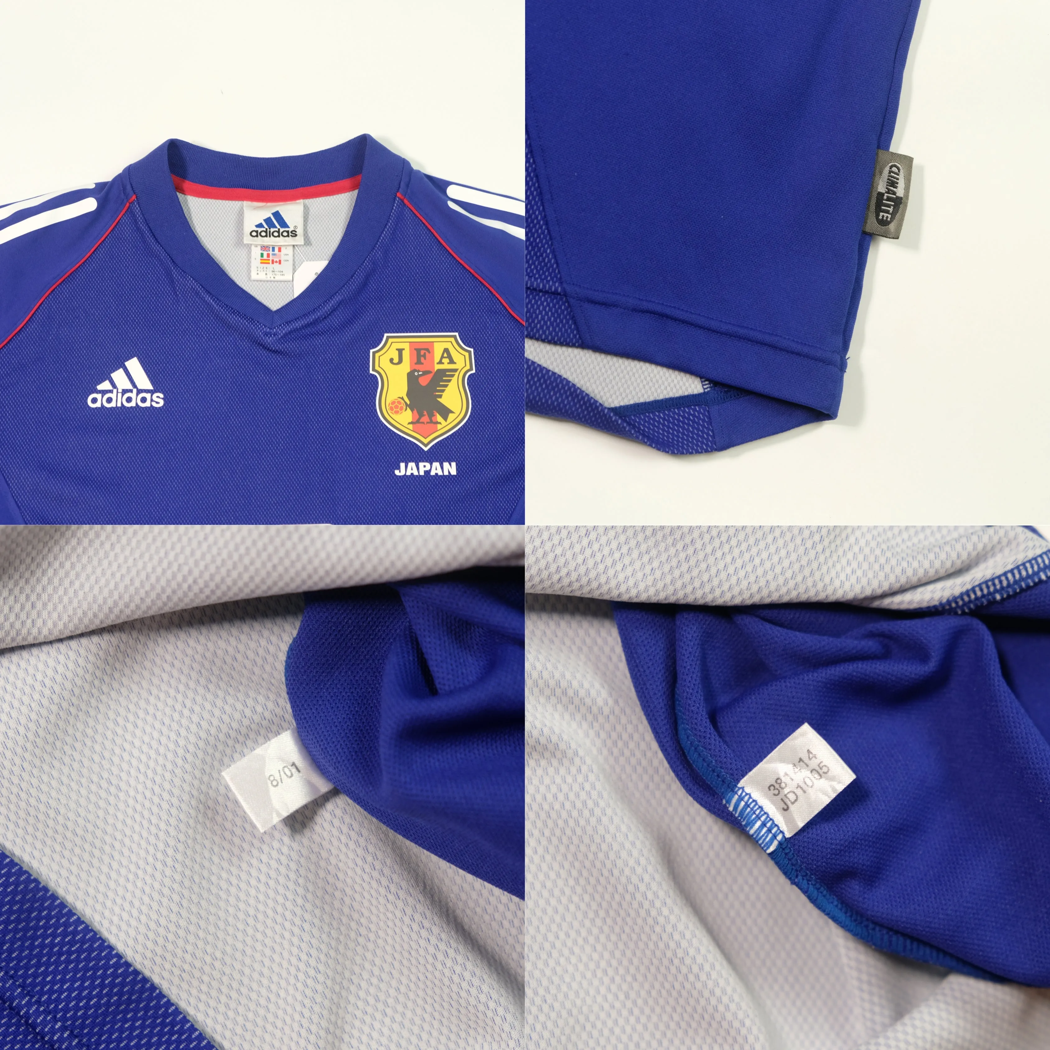 Japan Nakamura Adidas 2002/2004 Original Home Football Shirt Large