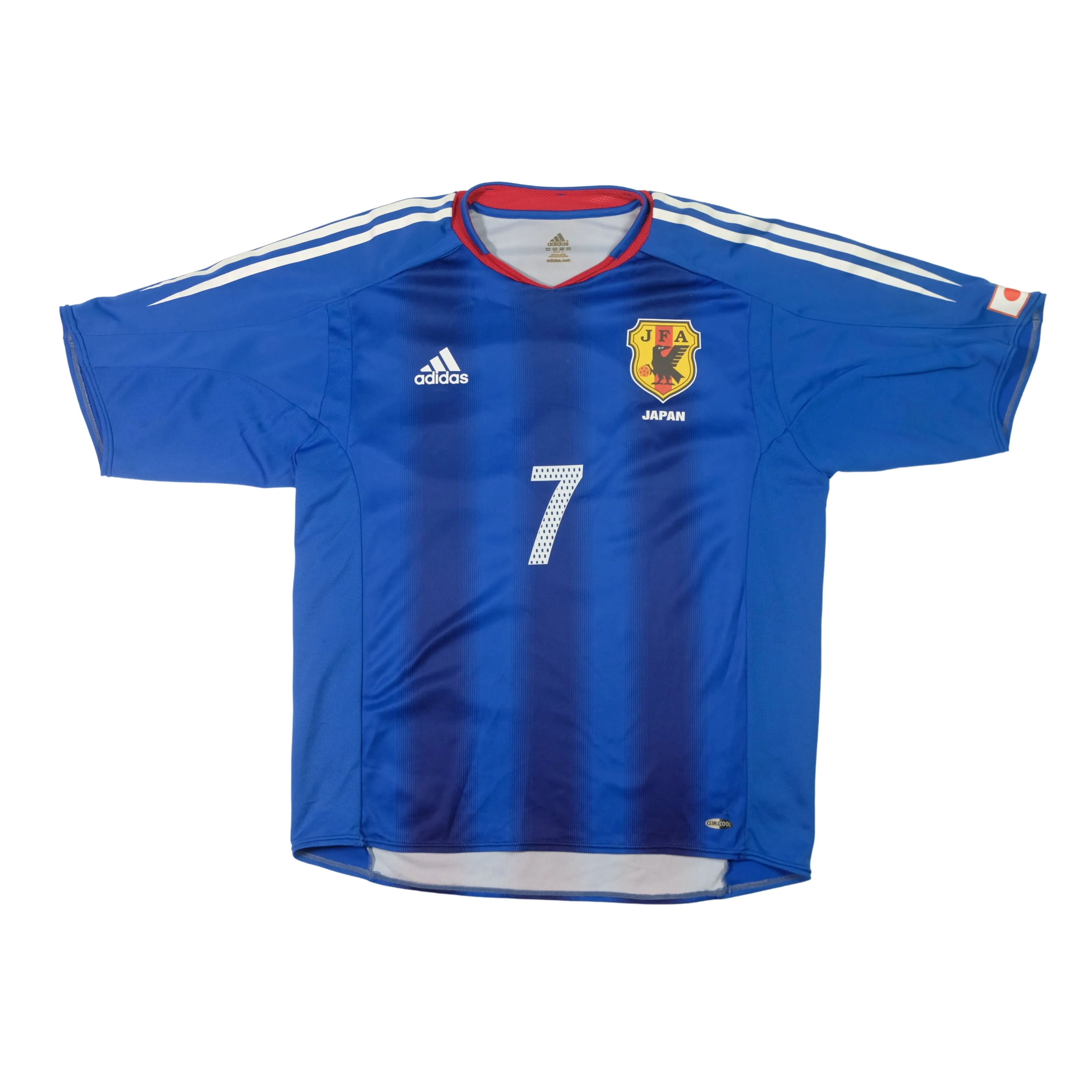 Japan Nakata 7 Adidas 2004/2006 Original Home Football Shirt Medium