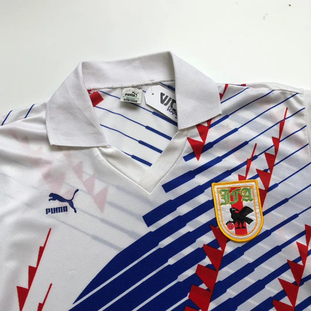 Japan Original Asics 1993/1994 Away Vintage Football Shirt Small/Medium