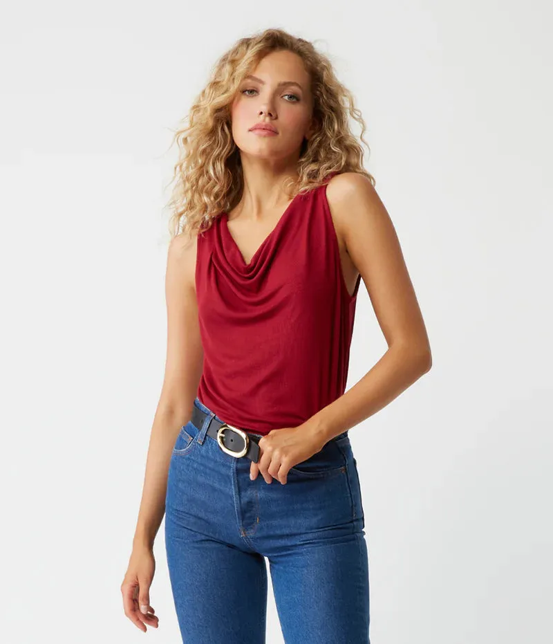 Jeanette Cowl Neck Tank