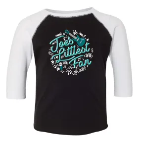 Joe's Littlest Fan Baseball 3/4 Sleeve T-Shirt (Toddler)