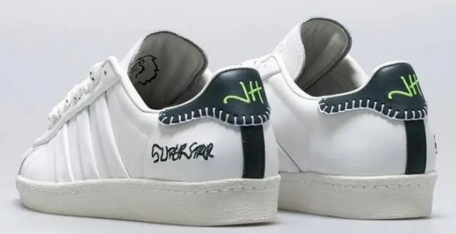 Jonah hill x adidas superstar core white