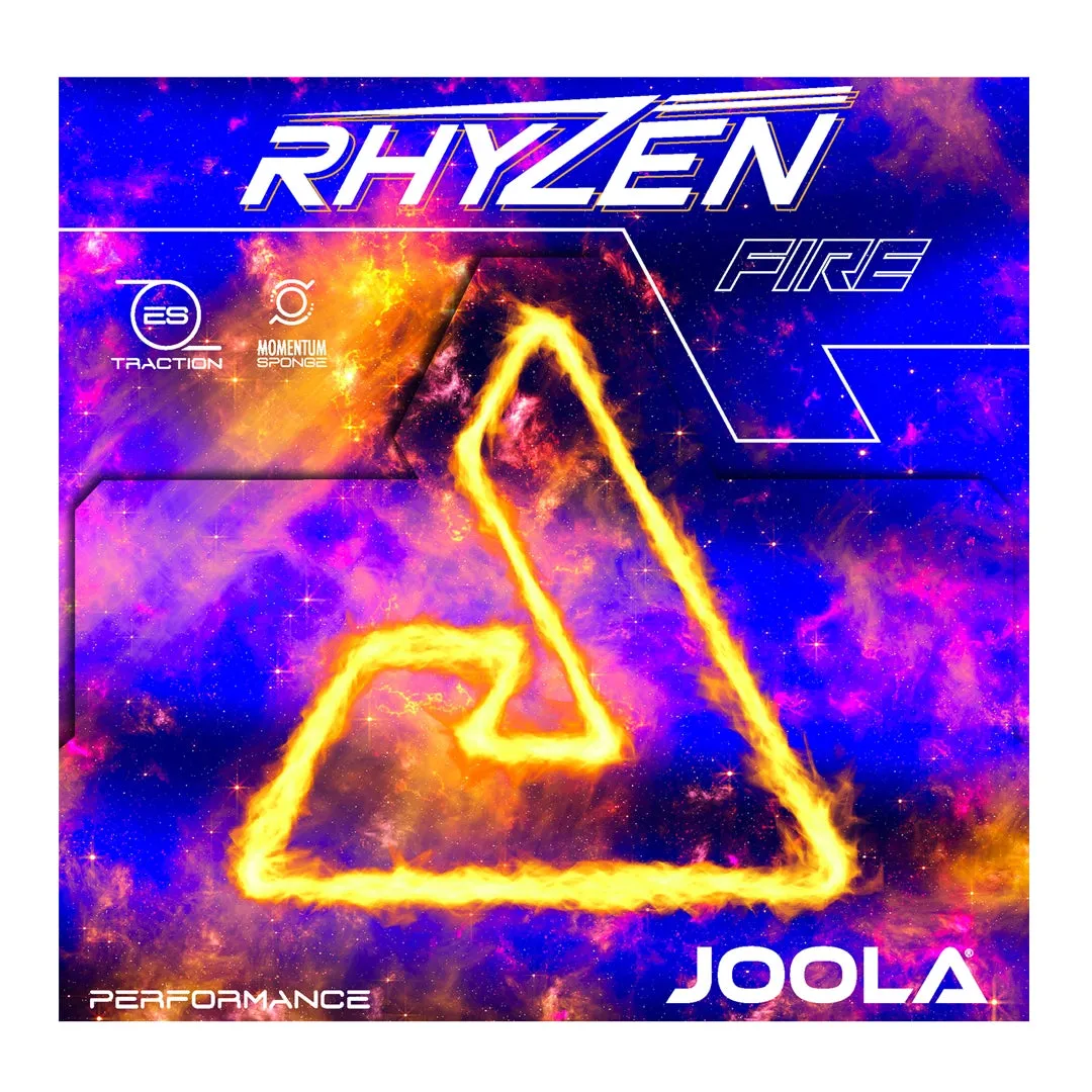 Joola Rhyzen Fire Table Tennis Racquet Rubber - Blue