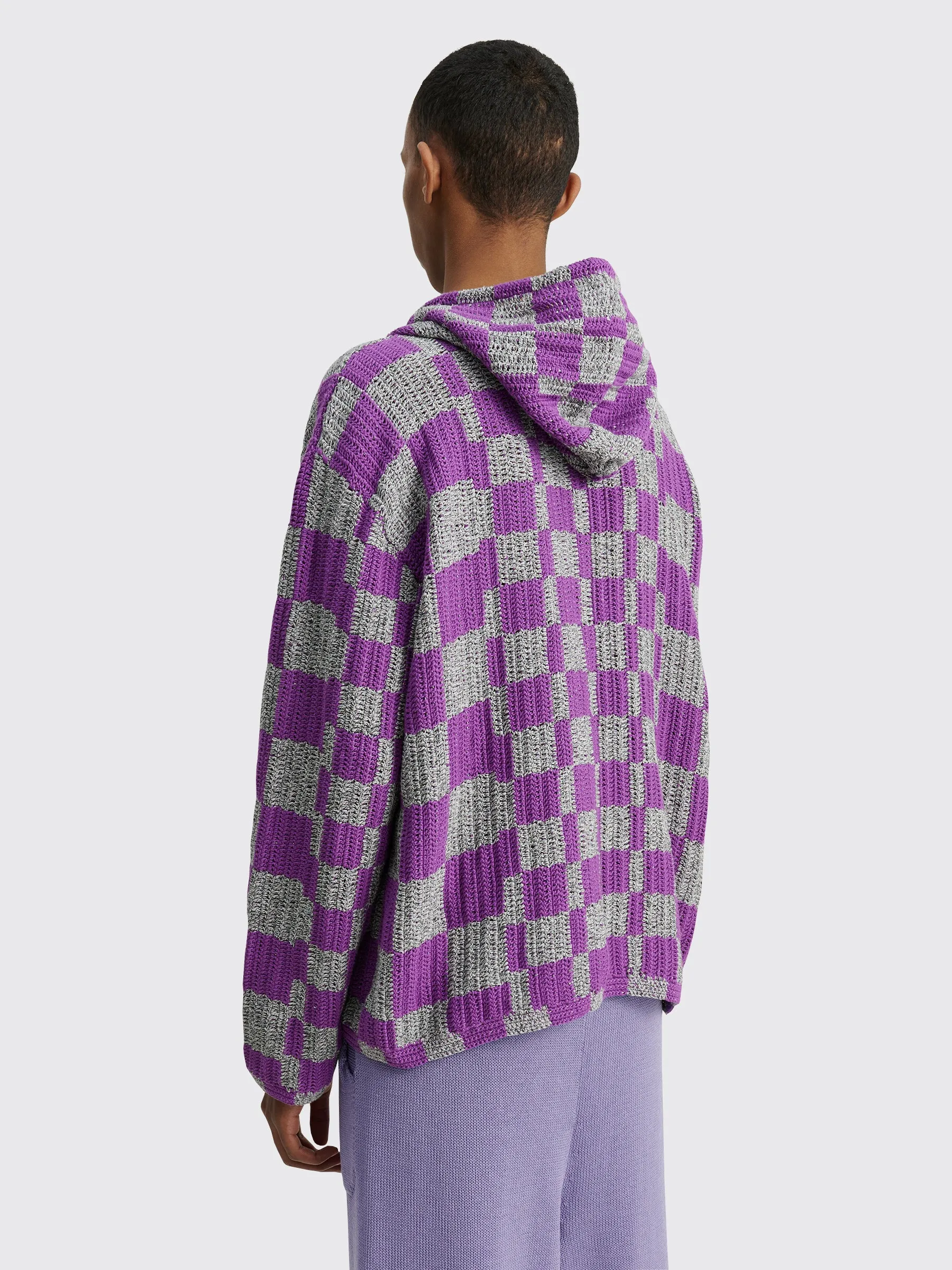 Judy Turner Lucky Hooded Sweater Psychic Grey / Purple