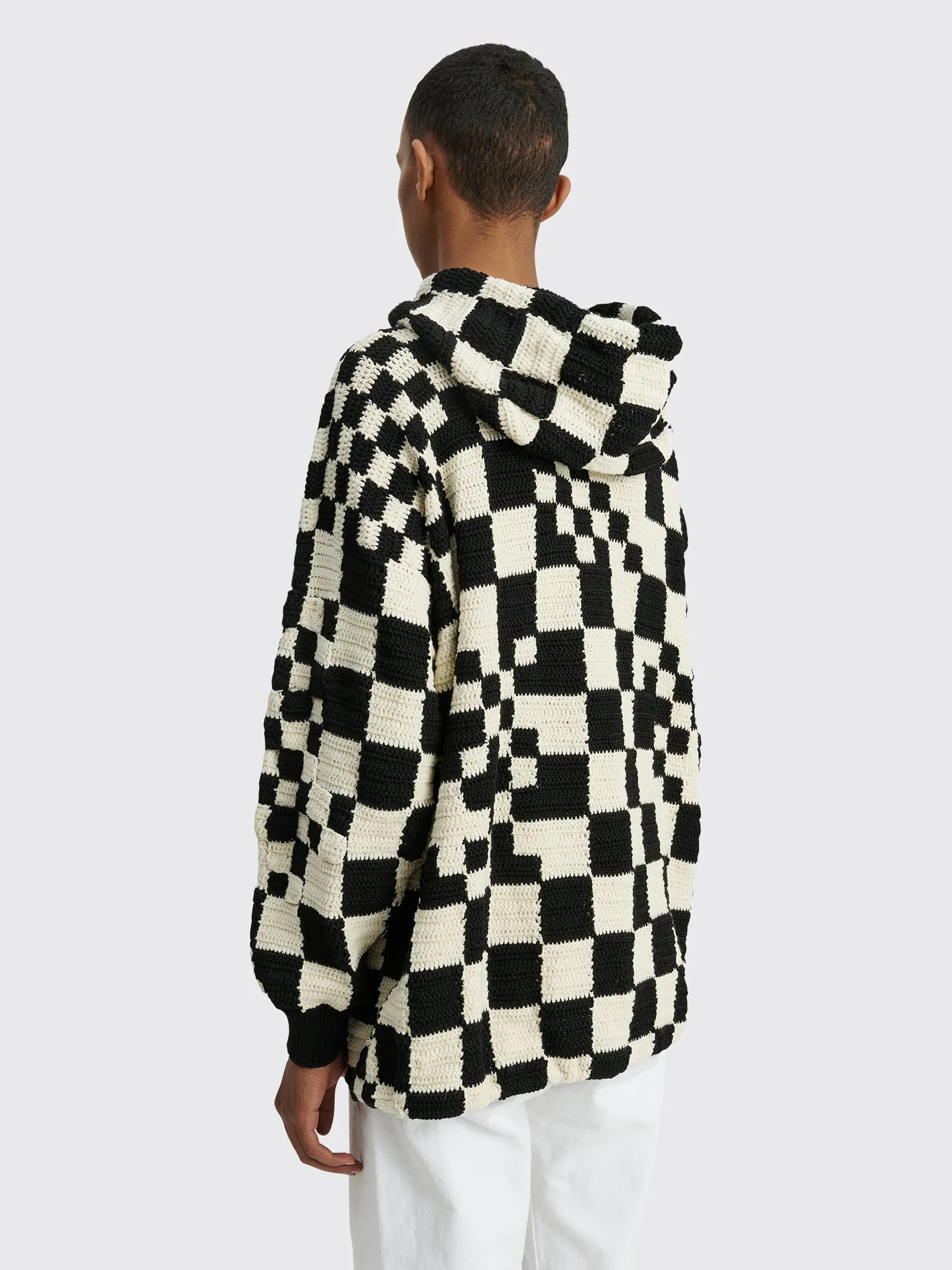 Judy Turner PI Hooded Sweater Black / White