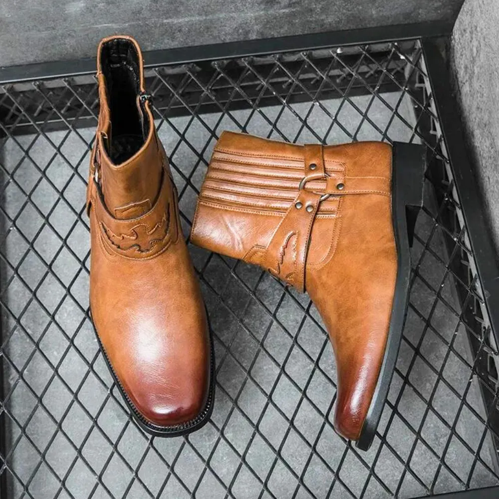 Jules Chéret Genuine Leather Boots