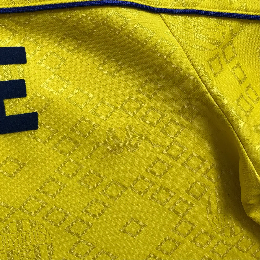Juventus Italy Danone Original 1992 Away Vintage Football Shirt Large