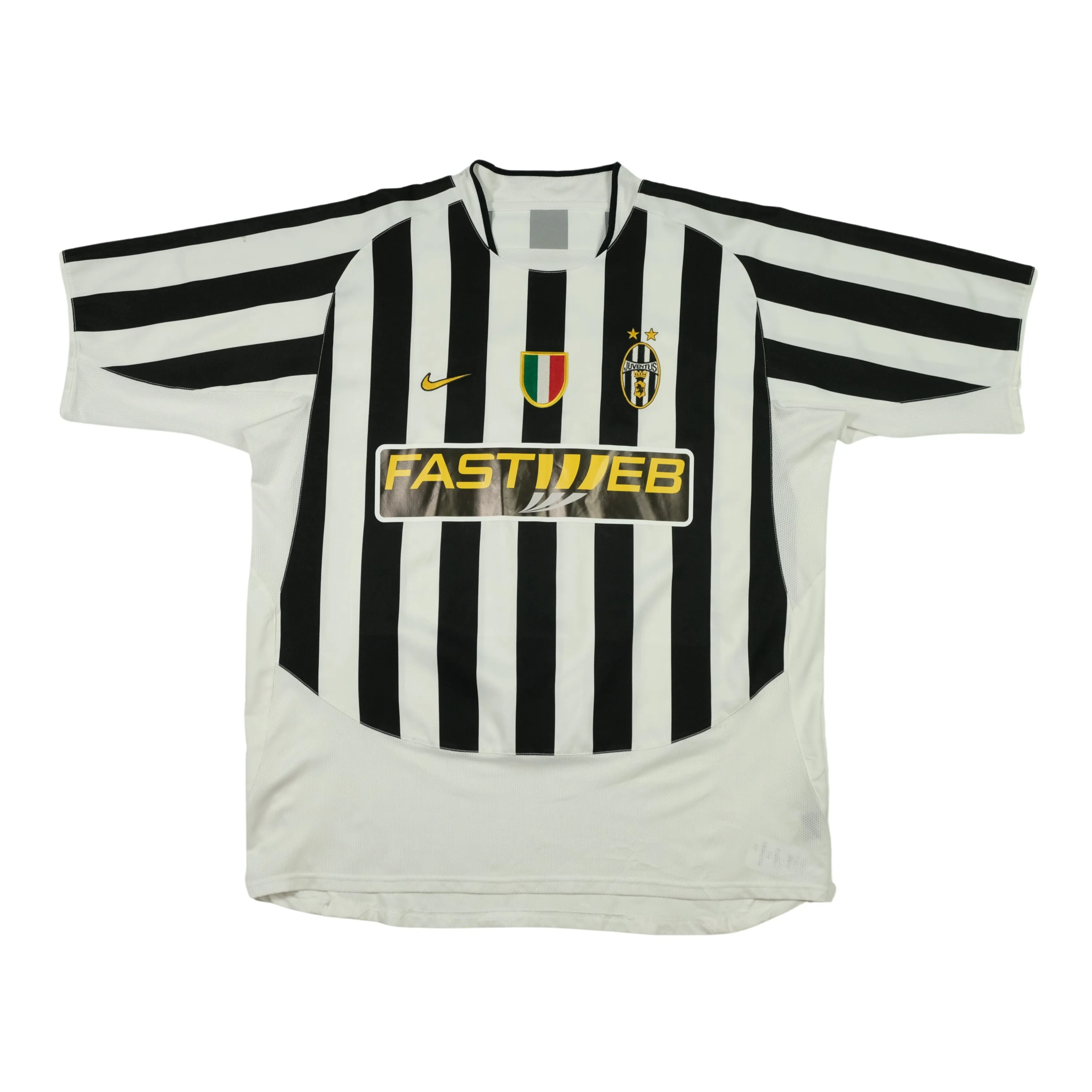Juventus Italy Del Piero Nike Original 2003/2004 Home Vintage Football Shirt Large/XL