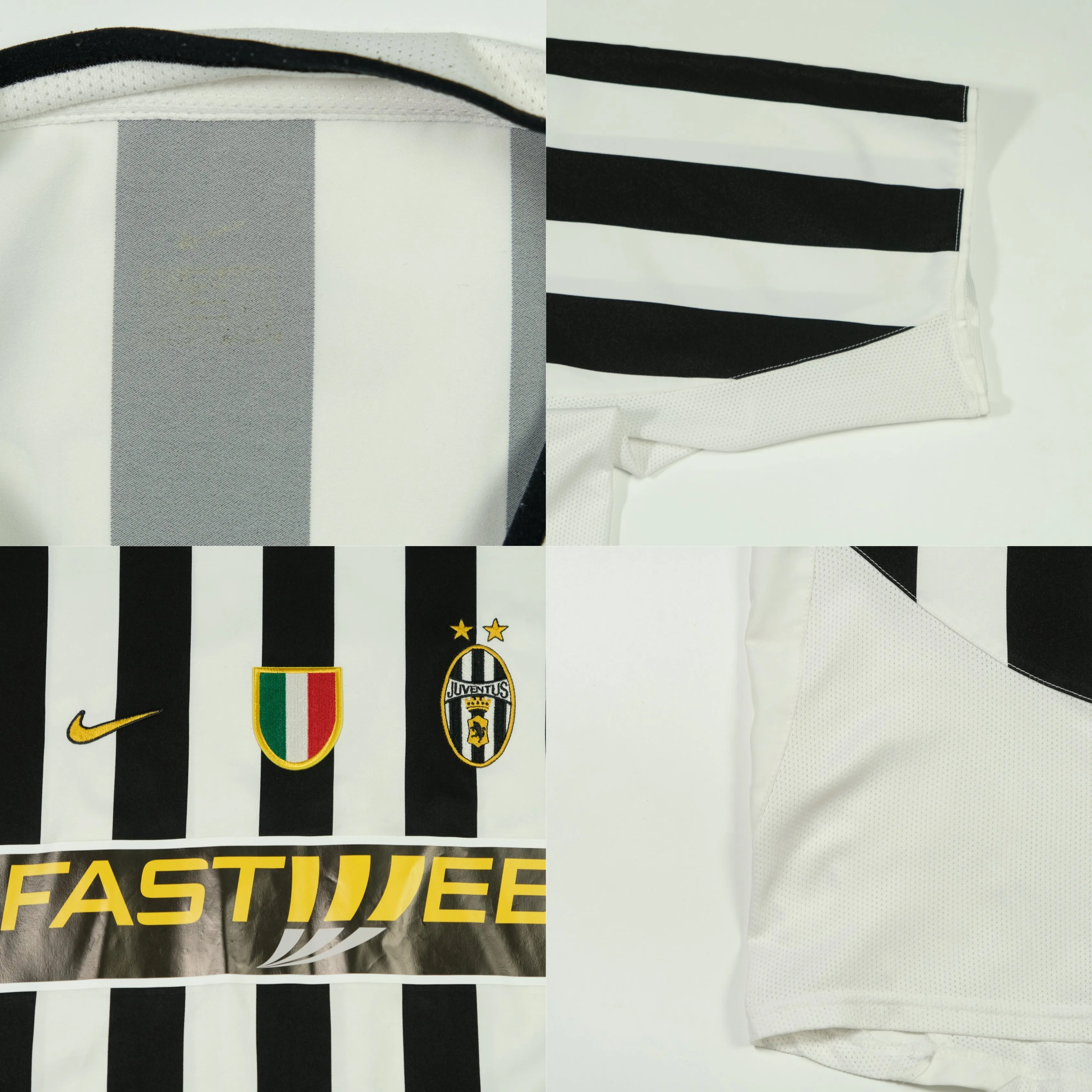 Juventus Italy Del Piero Nike Original 2003/2004 Home Vintage Football Shirt Large/XL