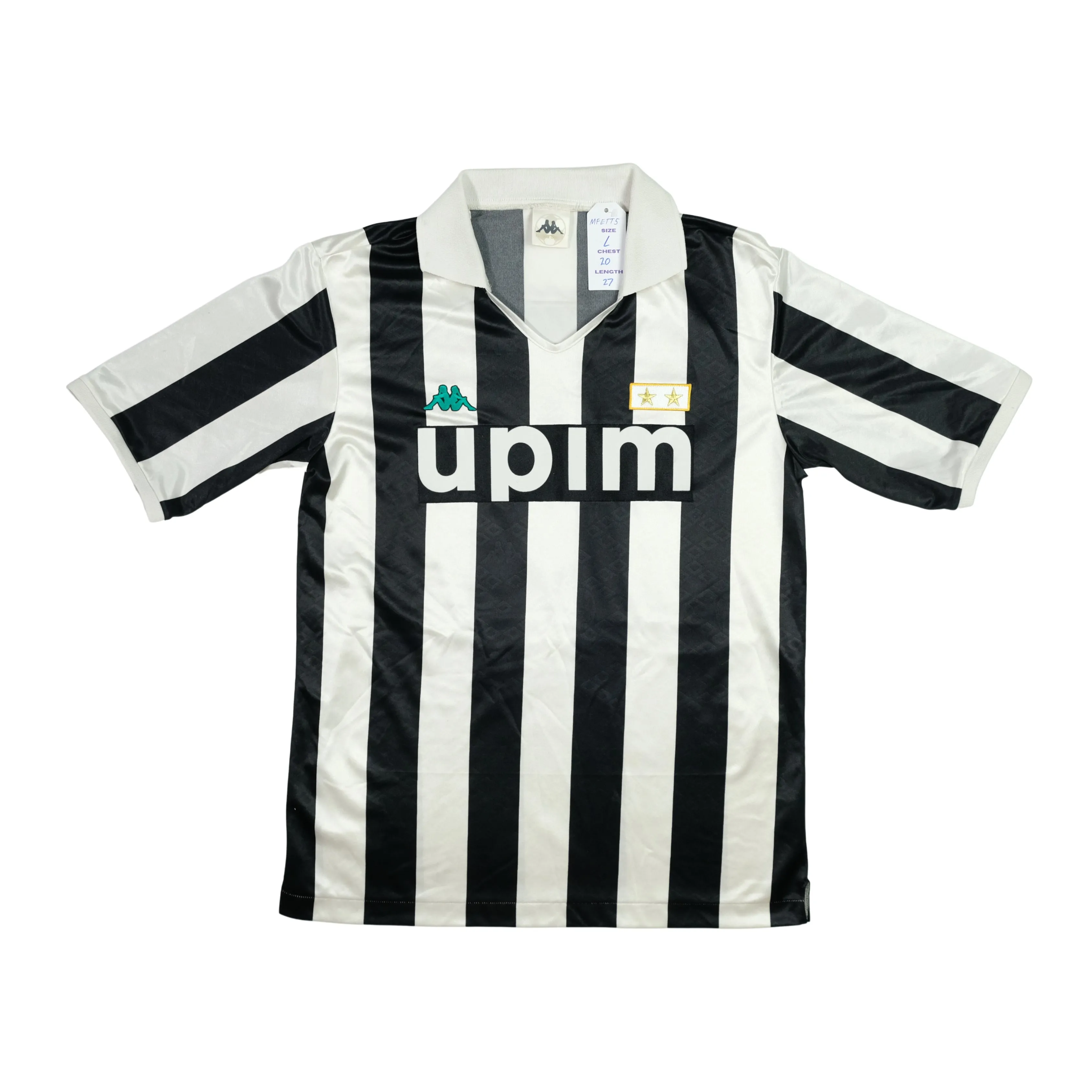 Juventus Italy Upim Original 1991/1993 Home Vintage Football Shirt Large
