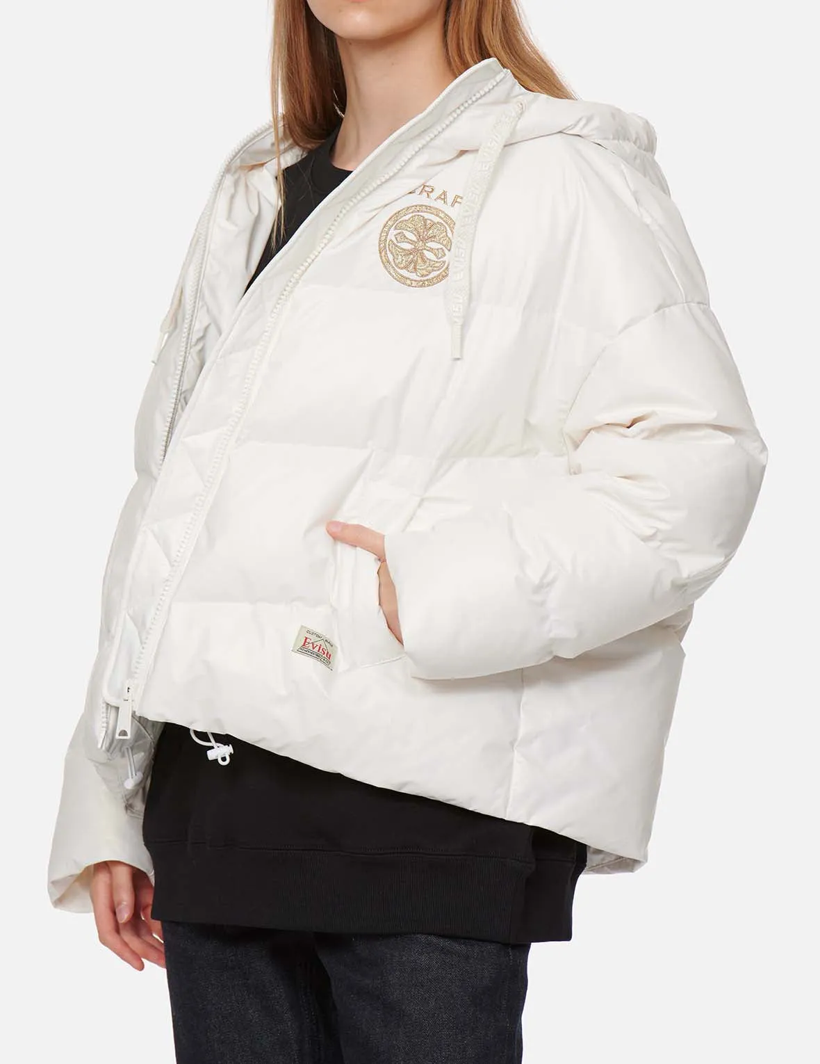 Kamon EmbroideredDown Jacket