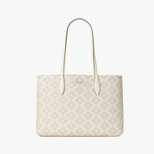 Kate Spade New York Spade Flower All Day Tote | Cream