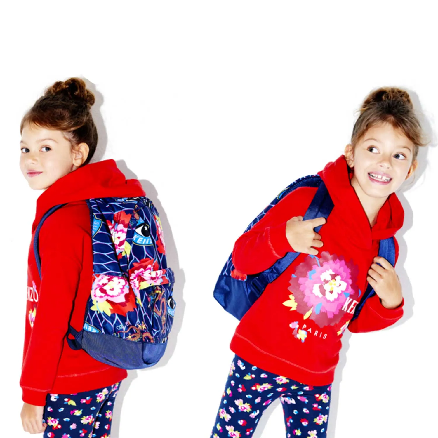 Kenzo Blue Backpack For Girls