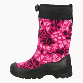 Kids winter boots Lumilukko, Pink Fjell