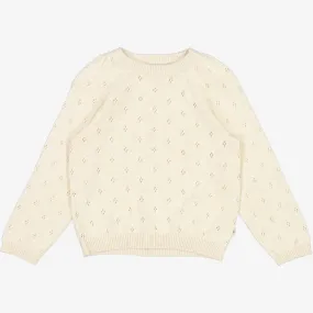 Knit Pullover Mira - cloud melange