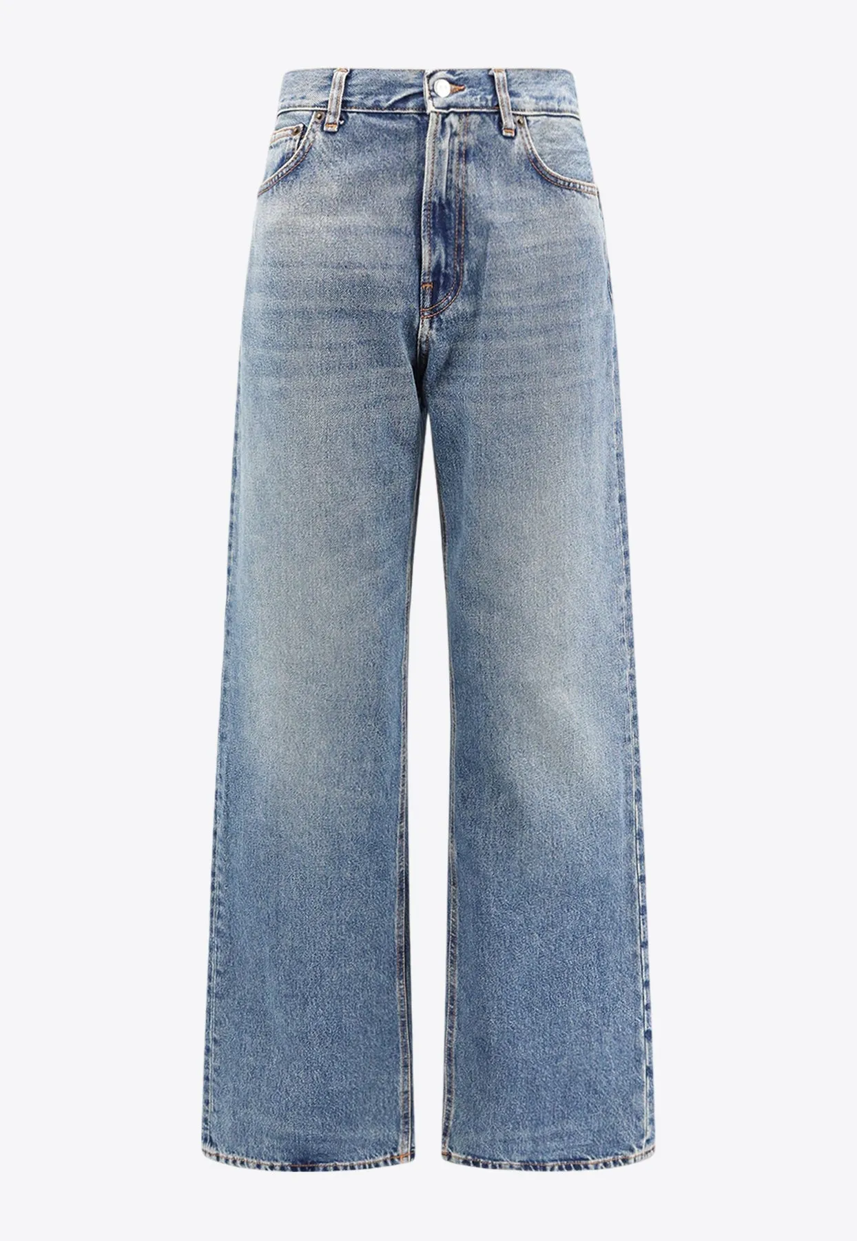 Korea Piano Wide-Leg Jeans
