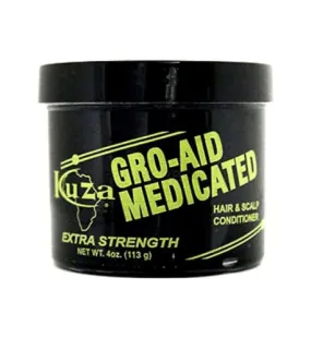 Kuza Gro-Aid Medicated hair & scalp conditioner 4oz