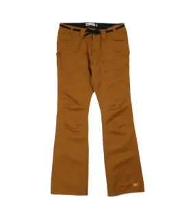 L1 PREMIUM GOODS Pantalones de esquí para hombre Heartbreaker, pantalones de snowboard funcionales, corte ceñido 873690-006 marr