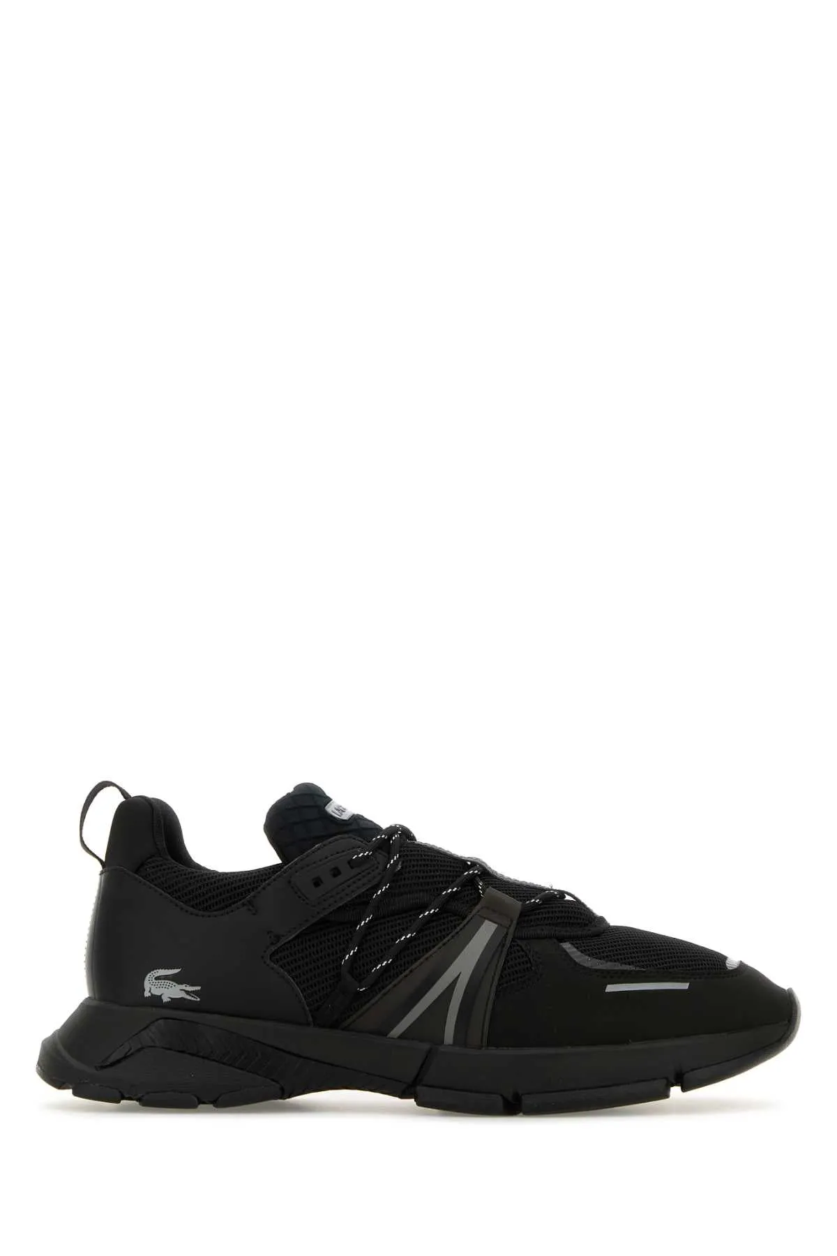 Lacoste Black Fabric L003 Sneakers