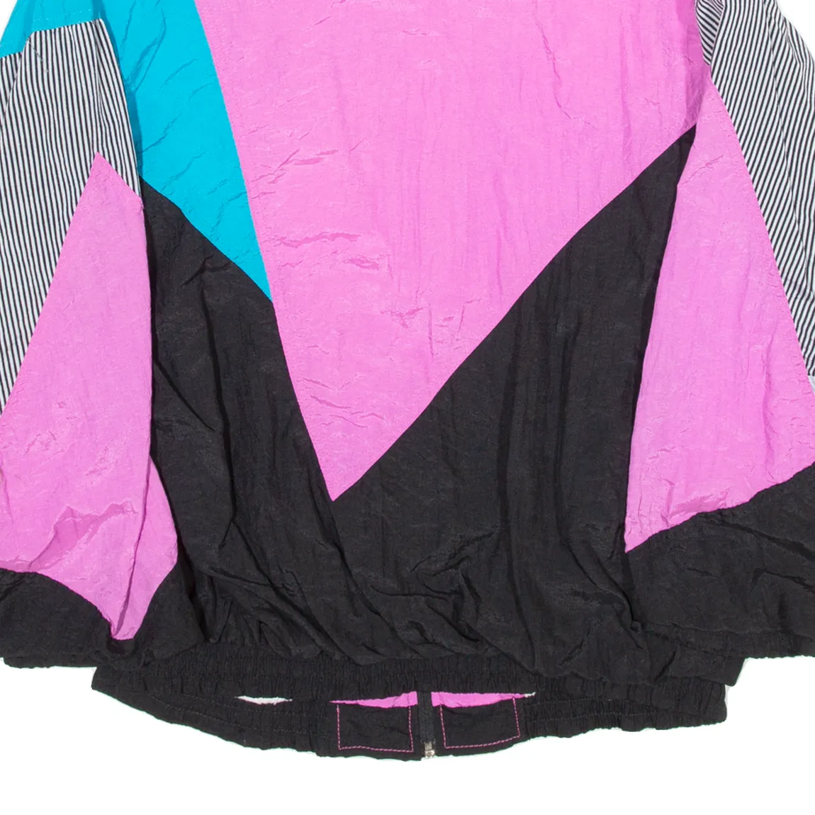 LAVON Womens Shell Jacket Pink Nylon 90s L