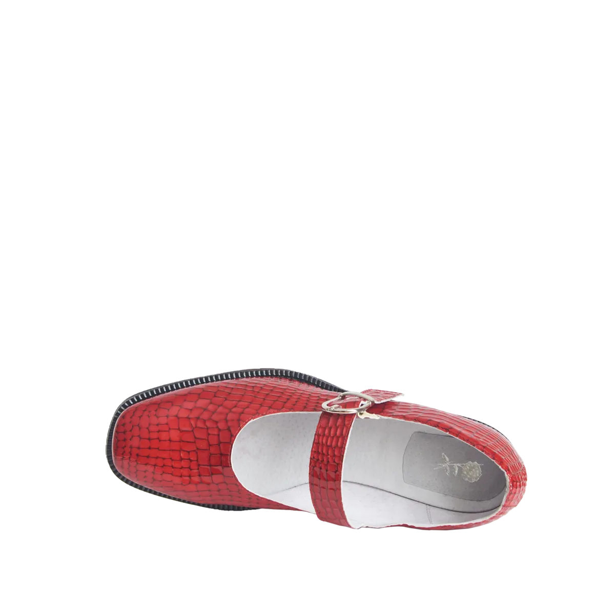 Leather Crown CROCO PENNY JANE - Lipstick Red