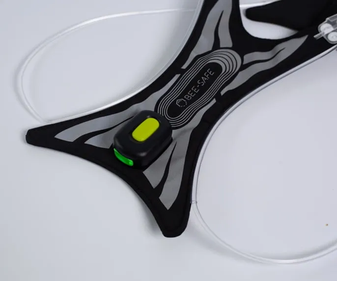 LED Vest USB Spider-green