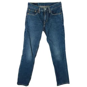 Levi's Men's Blue Medium Wash Ankle Mid Rise Slim Straight Denim Jeans Sz 29x30