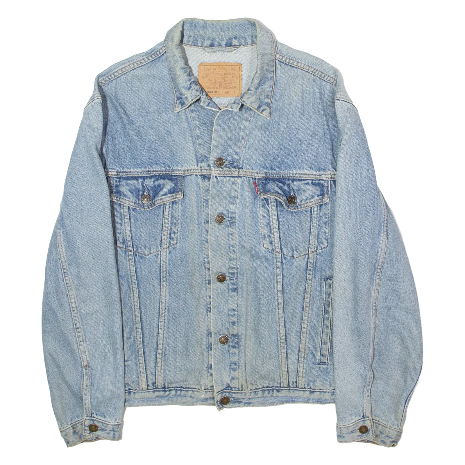 LEVI'S Mens Denim Jacket Blue L