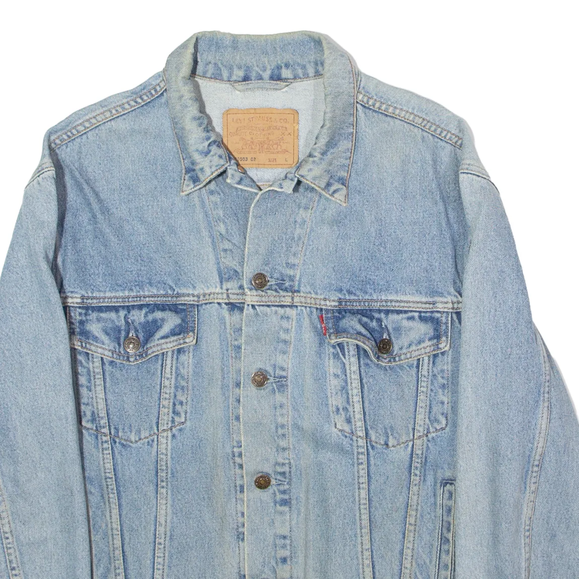 LEVI'S Mens Denim Jacket Blue L