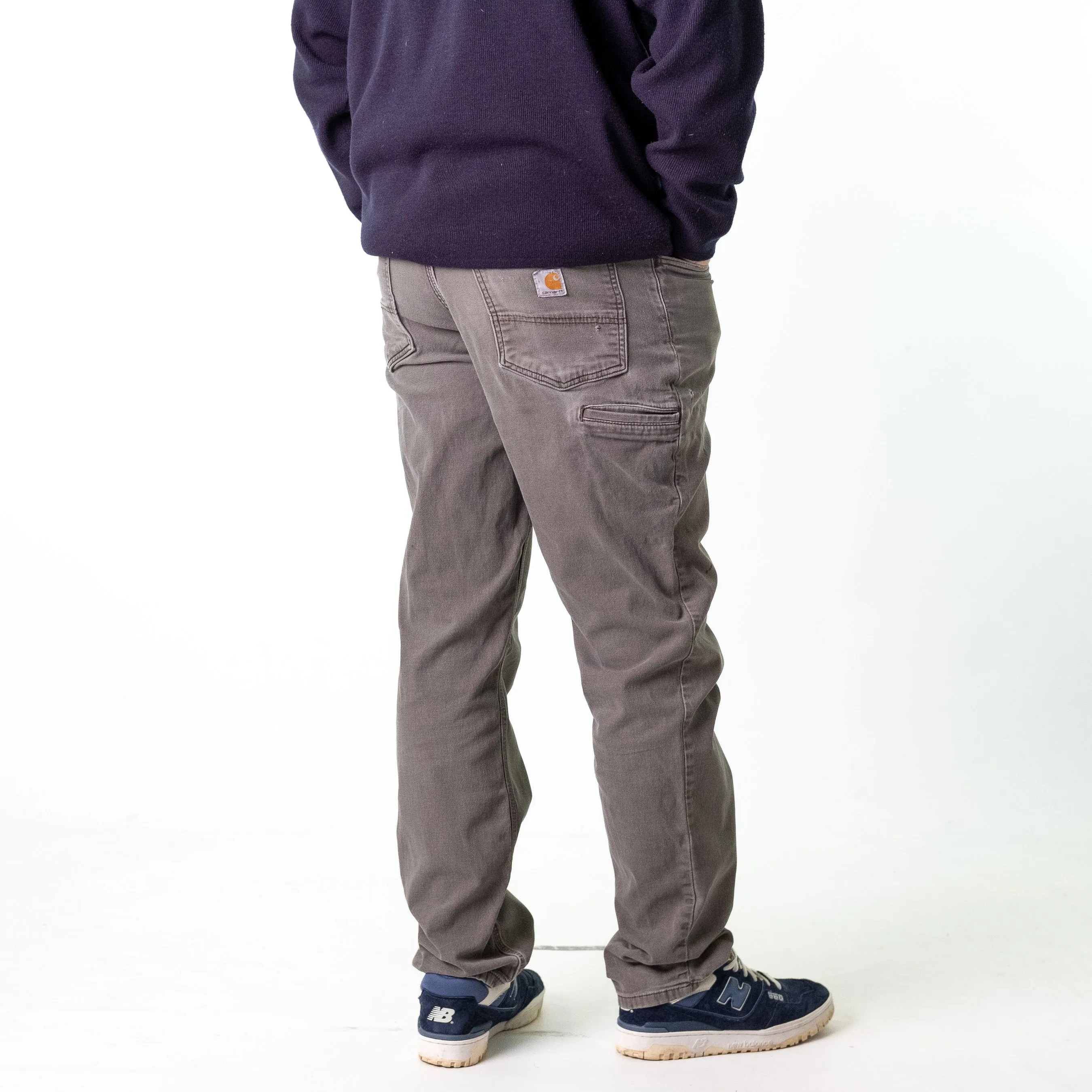 Light Grey 90s Carhartt  Cargo Skater Trousers Pants Jeans (34x34)